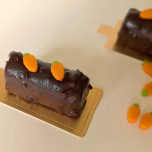 Mini Carrot Cake With Rocher Glaze